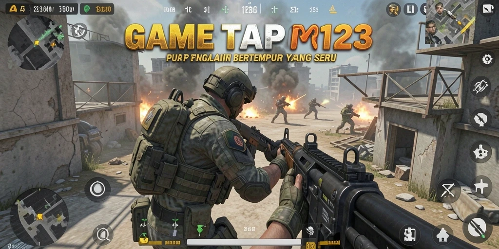 Screenshot GOCAP123 memperlihatkan intensitas gameplay TPS yang mendebarkan.