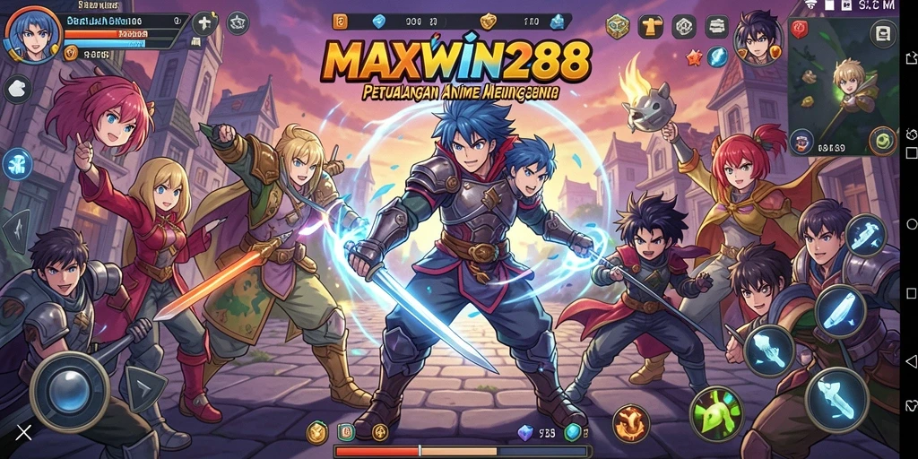 Tampilan menakjubkan dari gameplay Anime di MAXWIN288.
