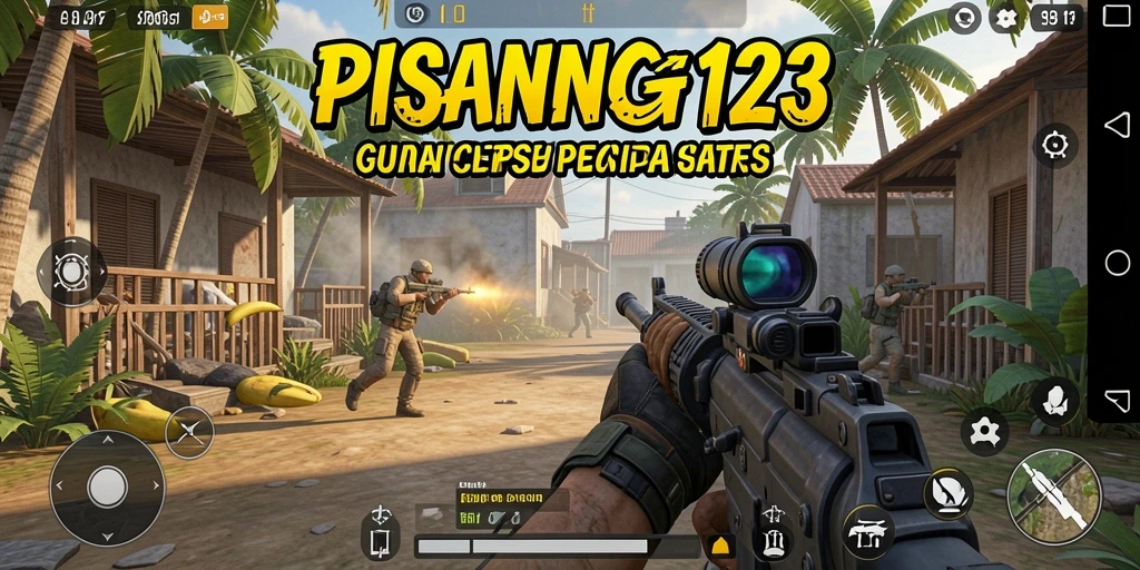 Screenshot PISANG123 menunjukkan aksi seru dalam pertempuran TPS.